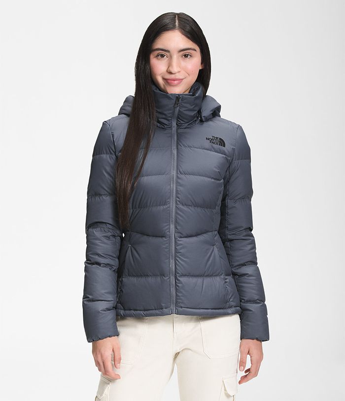 Casaca De Pluma The North Face Mujer Metropolis Gris - Peru 89371YAKS